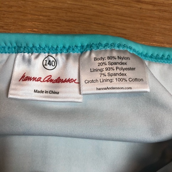 HANNA ANDERSSON blue navy ruffle swim bott… - Picture 3 of 6